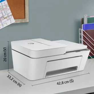 HP All-in-One Deskjet 4120e HP+ (A4, 8, 5/5, 5ppm, USB, Wi-Fi, BT, Print, Scan, Copy, ADF) HP All-in-One Deskjet 4120e HP+ (A4, 8, 5/5, 5ppm, USB, Wi-Fi, BT, Print, Scan, Copy, ADF)