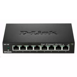 D-Link DES-108 8-port 10/100 Metal Housing Desktop Switch D-Link DES-108 8-port 10/100 Metal Housing Desktop Switch