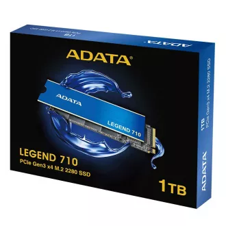 ADATA SSD 1TB LEGEND 710 PCIe Gen3x4 M.2 2280 (R:2400/ W:1800MB/s) ADATA SSD 1TB LEGEND 710 PCIe Gen3x4 M.2 2280 (R:2400/ W:1800MB/s)