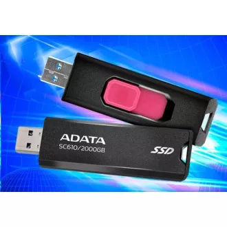 ADATA Externí SSD 1TB SC610, USB-A 3.2, černá ADATA Externí SSD 1TB SC610, USB-A 3.2, černá