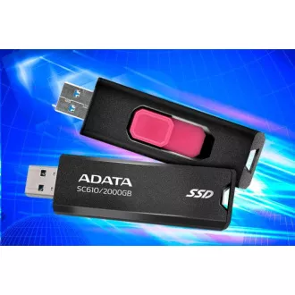 ADATA Externí SSD 2TB SC610, USB-A 3.2, černá ADATA Externí SSD 2TB SC610, USB-A 3.2, černá
