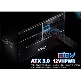 ADATA XPG zdroj CORE REACTOR II 750W 80+ GOLD Modular ATX 3.0 ADATA XPG zdroj CORE REACTOR II 750W 80+ GOLD Modular ATX 3.0