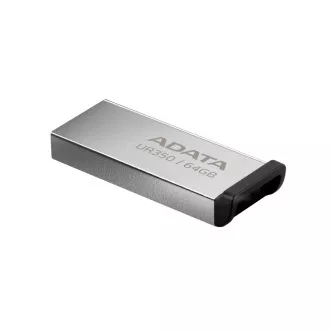 ADATA Flash Disk 64GB UR350, USB 3.2 Dash Drive, kov černá ADATA Flash Disk 64GB UR350, USB 3.2 Dash Drive, kov černá