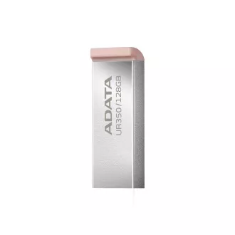 ADATA Flash Disk 128GB UR350, USB 3.2 Dash Drive, kov hnědá ADATA Flash Disk 128GB UR350, USB 3.2 Dash Drive, kov hnědá