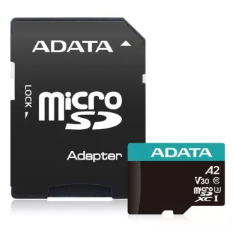 ADATA MicroSDXC karta 512GB Premier Pro UHS-I V30S (R:100/W:80 MB/s) + SD adaptér ADATA MicroSDXC karta 512GB Premier Pro UHS-I V30S (R:100/W:80 MB/s) + SD adaptér
