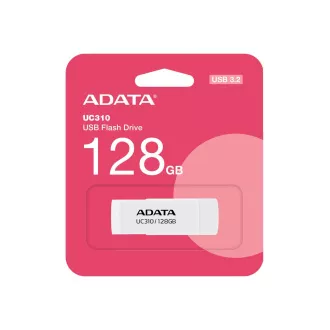 ADATA Flash Disk 128GB UC310, USB 3.2, bílá ADATA Flash Disk 128GB UC310, USB 3.2, bílá