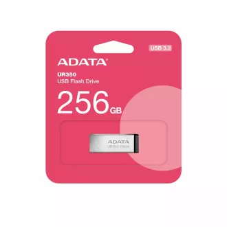 ADATA Flash Disk 256GB UR350, USB 3.2, stříbrno-černá ADATA Flash Disk 256GB UR350, USB 3.2, stříbrno-černá