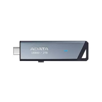ADATA Flash Disk 2TB UE800, USB-C 3.2, R:1000/W:1000MB/s, stříbrná ADATA Flash Disk 2TB UE800, USB-C 3.2, R:1000/W:1000MB/s, stříbrná