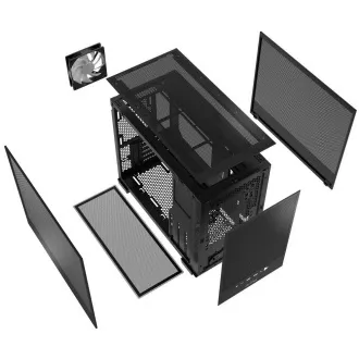 ADATA XPG case VALOR MESH NANO Mini-Tower, bez zdroje, 1x 120mm ARGB Fan, Černá ADATA XPG case VALOR MESH NANO Mini-Tower, bez zdroje, 1x 120mm ARGB Fan, Černá