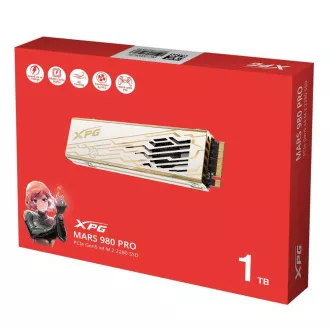 ADATA SSD 1TB XPG MARS 980 PRO, PCIe Gen5x4, M.2 2280, (R:14000/ W:10000MB/s) ADATA SSD 1TB XPG MARS 980 PRO, PCIe Gen5x4, M.2 2280, (R:14000/ W:10000MB/s)