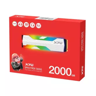 ADATA SSD 2TB XPG SPECTRIX S65G, PCIe Gen4x4 M.2 2280, (R:6000/W:5000 MB/s) ADATA SSD 2TB XPG SPECTRIX S65G, PCIe Gen4x4 M.2 2280, (R:6000/W:5000 MB/s)