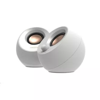 Creative PEBBLE V3, stolní 2.0 reproduktory s USB-C a Bluetooth 5.0 - bílé Creative PEBBLE V3, stolní 2.0 reproduktory s USB-C a Bluetooth 5.0 - bílé