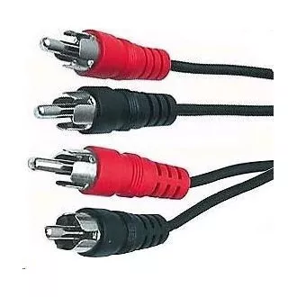 PREMIUMCORD Kabel audio 2x Cinch - 2x Cinch (RCA, M/M) 2m PREMIUMCORD Kabel audio 2x Cinch - 2x Cinch (RCA, M/M) 2m