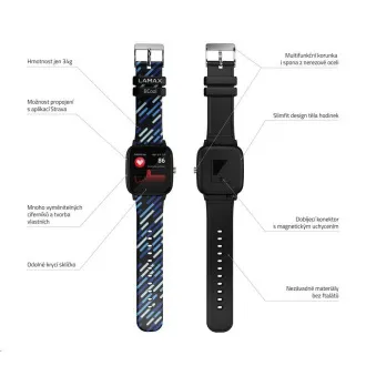 LAMAX BCool Black - chytré hodinky pro děti LAMAX BCool Black - chytré hodinky pro děti