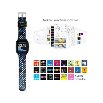 LAMAX BCool Black - chytré hodinky pro děti LAMAX BCool Black - chytré hodinky pro děti