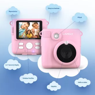 LAMAX InstaKid1 Pink LAMAX InstaKid1 Pink