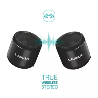 LAMAX Sphere2 Mini Bluetooth reproduktor, USB-C LAMAX Sphere2 Mini Bluetooth reproduktor, USB-C