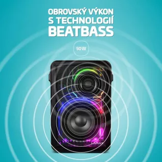 LAMAX CyberWave1 - přenosný reproduktor LAMAX CyberWave1 - přenosný reproduktor