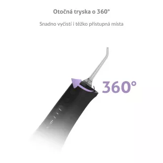 TrueLife AquaFloss Compact L100 Black - ústní sprcha