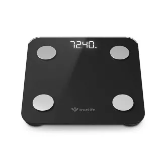 TrueLife FitScale W1 BT Black - bioelektrická impedanční bluetooth váha TrueLife FitScale W1 BT Black - bioelektrická impedanční bluetooth váha