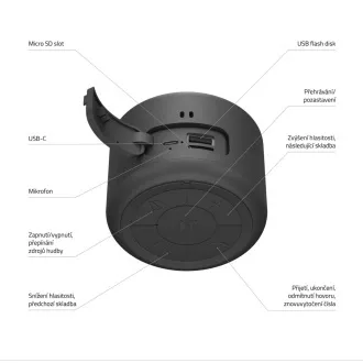 LAMAX Sphere2 Bluetooth reproduktor, USB-C LAMAX Sphere2 Bluetooth reproduktor, USB-C