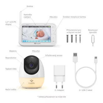 TrueLife NannyCam R4 Pro - digitální video chůvička