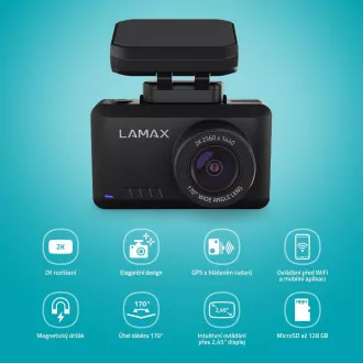 LAMAX T8 - kamera do auta