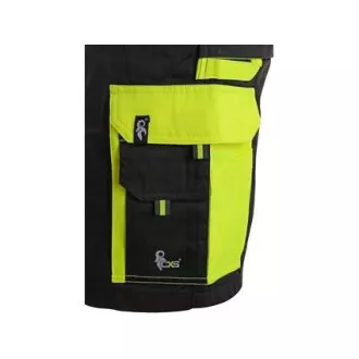 Kraťasy CXS SIRIUS BRIGHTON, pánské, černo-žluté, vel. 52 Kraťasy CXS SIRIUS BRIGHTON, pánské, černo-žluté, vel. 52
