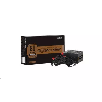 ZALMAN zdroj ZM650-GVII GigaMax, 650W eff. 88% ZALMAN zdroj ZM650-GVII GigaMax, 650W eff. 88%
