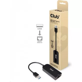 Club3D Adaptér USB 3.2 Gen 1 Typ A na RJ45 2.5Gb, 24cm Club3D Adaptér USB 3.2 Gen 1 Typ A na RJ45 2.5Gb, 24cm