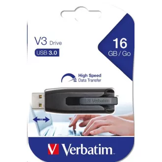 VERBATIM Flash Disk 16GB Store 'n' Go V3, USB 3.0 VERBATIM Flash Disk 16GB Store 'n' Go V3, USB 3.0