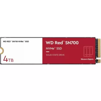 WD RED SSD NVMe 4TB PCIe SN700 Powered by SanDisk, Geb3 8GB/s, (R:3400/W:3100 MB/s) TBW 5100 WD RED SSD NVMe 4TB PCIe SN700 Powered by SanDisk, Geb3 8GB/s, (R:3400/W:3100 MB/s) TBW 5100