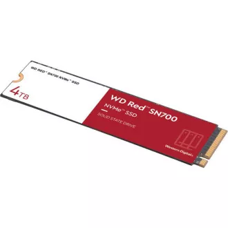 WD RED SSD NVMe 4TB PCIe SN700 Powered by SanDisk, Geb3 8GB/s, (R:3400/W:3100 MB/s) TBW 5100 WD RED SSD NVMe 4TB PCIe SN700 Powered by SanDisk, Geb3 8GB/s, (R:3400/W:3100 MB/s) TBW 5100