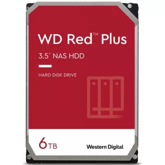 WD RED PLUS NAS WD60EFPX 6TB, SATA III 3.5", 256MB 5400RPM, 180MB/s, CMR WD RED PLUS NAS WD60EFPX 6TB, SATA III 3.5", 256MB 5400RPM, 180MB/s, CMR