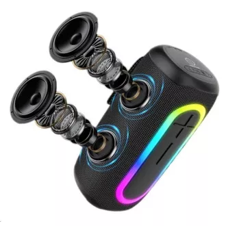 WG - Bluetooth Speaker WG AirFlex PureBeats, 40W, TWS, LED, černá WG - Bluetooth Speaker WG AirFlex PureBeats, 40W, TWS, LED, černá