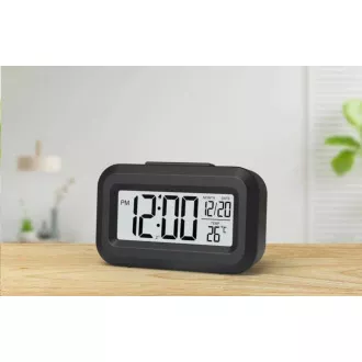 WG - Budík s vnitřním teploměrem WG DigiTherm Alarm, černá WG - Budík s vnitřním teploměrem WG DigiTherm Alarm, černá