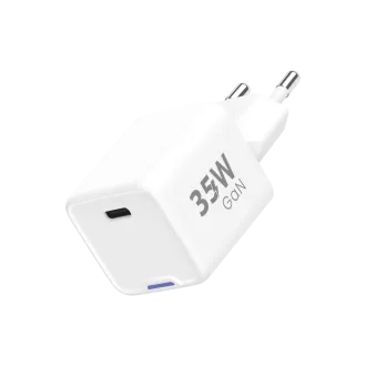 WG - Síťová nabíječka GaN 1x USB-C, PD 35W, bílá WG - Síťová nabíječka GaN 1x USB-C, PD 35W, bílá