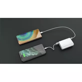 WG - Powerbank 10000 mAh / QC 3.0 and PD output+input / ultra small / white WG - Powerbank 10000 mAh / QC 3.0 and PD output+input / ultra small / white