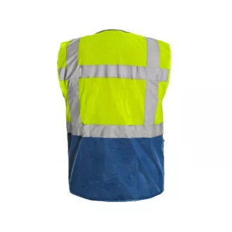 Vesta BOLTON, výstražná, žluto-modrá, vel. 3XL Vesta BOLTON, výstražná, žluto-modrá, vel. 3XL