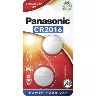 PANASONIC Lithiová baterie (knoflíková) CR-2016EL/2B 3V (Blistr 2ks) PANASONIC Lithiová baterie (knoflíková) CR-2016EL/2B 3V (Blistr 2ks)