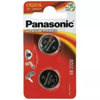 PANASONIC Lithiová baterie (knoflíková) CR-2016EL/2B 3V (Blistr 2ks) PANASONIC Lithiová baterie (knoflíková) CR-2016EL/2B 3V (Blistr 2ks)
