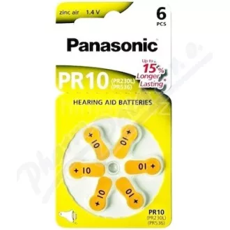 PANASONIC Zinkovzduchová baterie PR-230(10)/6LB AAA 1, 2V (Blistr 6ks) PANASONIC Zinkovzduchová baterie PR-230(10)/6LB AAA 1, 2V (Blistr 6ks)