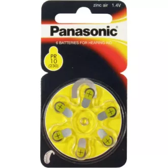 PANASONIC Zinkovzduchová baterie PR-230(10)/6LB AAA 1, 2V (Blistr 6ks) PANASONIC Zinkovzduchová baterie PR-230(10)/6LB AAA 1, 2V (Blistr 6ks)