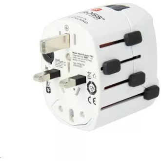 SKROSS cestovní adaptér PRO, 6.3A max., uzemněný, univerzální pro celý svět SKROSS cestovní adaptér PRO, 6.3A max., uzemněný, univerzální pro celý svět
