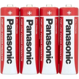 PANASONIC Zinkouhlíkové baterie Red Zinc R6RZ/4P AA 1, 5V (shrink 4ks) PANASONIC Zinkouhlíkové baterie Red Zinc R6RZ/4P AA 1, 5V (shrink 4ks)