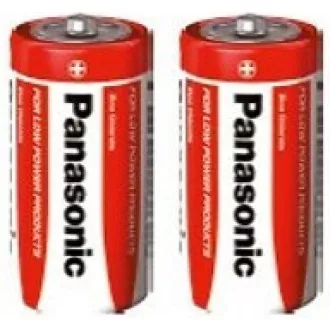 PANASONIC Zinkouhlíkové baterie Red Zinc R14RZ/2P C 1, 5V (shrink 2ks) PANASONIC Zinkouhlíkové baterie Red Zinc R14RZ/2P C 1, 5V (shrink 2ks)