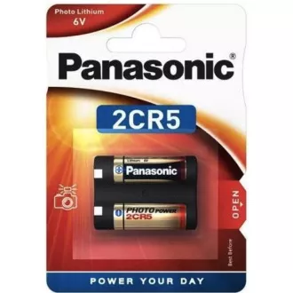 PANASONIC Lithiové - FOTO baterie 2CR-5L/1BP 6V (blistr - 1ks) PANASONIC Lithiové - FOTO baterie 2CR-5L/1BP 6V (blistr - 1ks)