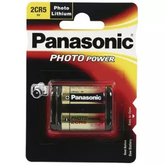 PANASONIC Lithiové - FOTO baterie 2CR-5L/1BP 6V (blistr - 1ks) PANASONIC Lithiové - FOTO baterie 2CR-5L/1BP 6V (blistr - 1ks)