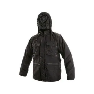 Pánská zimní bunda GEORGIA, černá, vel. XL Pánská zimní bunda GEORGIA, černá, vel. XL