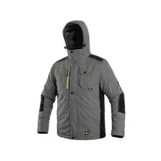 Bunda CXS BALTIMORE, pánská, šedo - černá, vel. 2XL Bunda CXS BALTIMORE, pánská, šedo - černá, vel. 2XL